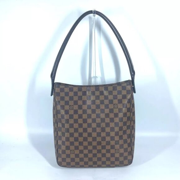 LOUIS VUITTON N51144 Damier LoopingGM bag Shoulder Bag Damier Canvas Brown - Picture 1 of 16